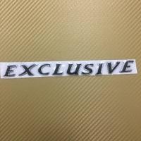 ราคา โลโก้ EXCLUSIVE งานเรชิ่น ตัวอักษรแยก ติดท้าย TOYOTA FORTUNER (3731126060)