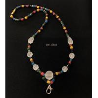 ราคา สร้อยคอลูกปัดโบราณ ลูกปัดหินสี เส้นสั้น 20 นิ้ว (21410206927)