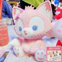 ราคา กระปุกออมสินระบายสี DIY ตุ๊กตาที่ไม่ใช่ปูนปลาสเตอร์ลายราศีเมถุน Hello Kitty (20018496996)