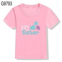 ราคา Big Little Brother Sister Siblings Matching T Shirts Romper Personal Dinosaur Tops Big Little Bro Sis Matching Outfits (20622942101)