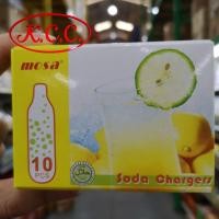 ราคา KCC Mosa แก๊สวิป Mosa Soda Charger 10 หลอดต่อกล่อง Quick Whip Charger 10 หลอด กล่อง กระสุนวิป หลอดแก๊ส แก๊สวิปปิ้งครีม แก๊สวิปครีม แก๊สสำหรับกระบอกวิปปิ้ง (13121625992)