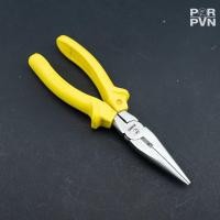 ราคา คีมจับปากแหลมความยาวพิเศษ เป็นทั้งคีมตัดและปอกสายไฟ แข็งแรง มีให้เลือก 3 ขนาด by Rhino Brand 642 742 842 (20615160179)