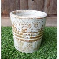 ราคา กระถางดินเผาทรงกระบอกสูง ขนาด 15 x 15 cm (18840928834)