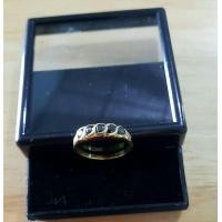 ราคา แหวนทองเหลืองประดับพลอยสีประจำวันเกิด แบบเรียบๆใส่ได้ตลอด ล้างได้ ขัดได้ แหวนพลอยสีประจำวัน แก้เคล็ดเสริมดวง BR 04 (16123458151)