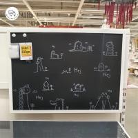 ราคา IKEA SAVSTA กระดานดำ จดโน้ต ดำ50x70 ซม (19840823115)