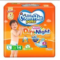 ราคา มามีโพโค แฮปปี้ เดย์ ไนท์ ไซส์ S ห่อ19ชิ้น (20566870653)