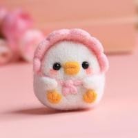 ราคา ตุ๊กตาใยขนแกะ DIY เซตพวงกุญแจลูกเจี๊ยบ พร้อมส่งในไทย (18895073600)