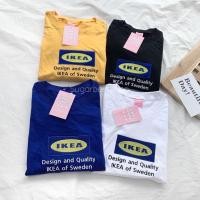 ราคา Bettercotton IKEA Design and quality เสื้อโอเวอร์ไซต์ oversize เสื้อยืดผ้า cotton (18908552320)
