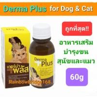 ราคา Derma Plus 60ml Exp 01 25 เดอร์มา พลัส บำรุงขนและผิวหนัง สำหรับสุนัขและแมว ชนิดน้ำ ดูดซึมง่าย ขนาด 60 มล (20781416400)