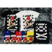 ราคา เสื้อยืดแขนสั้น เสื้อ off white 100 cotton หมวกแดง สตรีทลายสักสุดเท่ สกรีนเต็มหน้าหลัง พร้อมส่งชาย หญิง (20583493004)