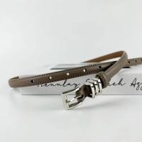 ราคา หนังแท้ แบรนด์LULU RL 511 เข็มขัดหนังแท้ หัวเข็มขัดสีเงิน หุ้มหนังทั้งเส้น (21250593043)