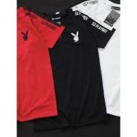 ราคา พร้อมส่ง เสื้อยืดเพย์บอย playboy งานสกรีนดีเทลแขน (17348917972)