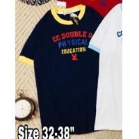 ราคา พร้อมส่ง เสื้อยืดซีซีดับเบิ้ลโอ cc double o งานปัก ดีเทลแขนและคอปก ผ้าคอตตอล (15319457259)
