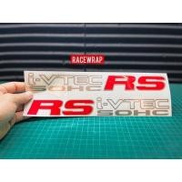 ราคา สติกเกอร์ ivtec rs สำหรับ gk ge hrv สติกเกอร์ติด honda สติกเกอร์แต่งรถยนต์ สติกเกอร์ชายประตู สติกเกอร์ (12534785616)