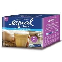 ราคา EQUAL CLASSIC 50ซอง วัตถุให้ความหวานแทนน้ำตาล (21398401246)