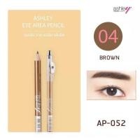 ราคา ASHLEY EYE BROW AP 052 ยกแพ็คละ 12 แท่ง ดินสอเขียนคิ้วแอชลีย์ รุ่นฝากบเหลา มีให้เลือก 4 เฉดสี (16588197563)