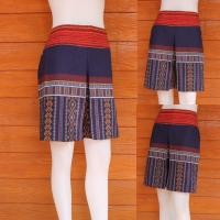 ราคา กางเกงพื้นเมือง กางเกงแพนเค้กกลาง กางเกงผ้าฝ้ายพิมพ์ลาย (12833948789)