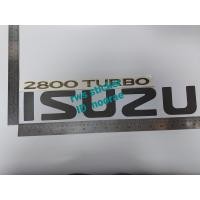 ราคา สติ๊กเกอร์ดั่งเดิม ฝาท้าย ISUZU TFR ISUZU 2800TURBO 1ชุดมี2ชิ้น มี4สี ดำทองบรอนขาว (11495515184)