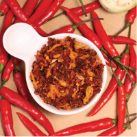 ราคา พร้อมส่ง น้ำพริกนรกปลาสลิดตราแม่ทิวา เนื้อปลาสลิดเต็มๆ แช่บจี๊ด เผ็ดกำลังดี มีอย แบบกระปุก 120 กรัม (21061508611)