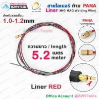 ราคา สาย ลายเนอร์ ท้าย PANA สีแดง 1 0 1 2mm สำหรับงานเชื่อม MIG MAG ไลเนอร์ ไลน์เนอร์ liner MIG MAG (9802358969)