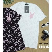 ราคา พร้อมส่ง เสื้อยืดเพย์บอย playboy งานพิมพ์ลาย งานตรงปก นิ่มใส่สบาย (21370534313)
