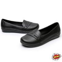 ราคา BOOM รองเท้าคัชชูสีดำ พื้นยางนิ่มลายตาราง (9049496533)