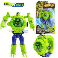 ราคา พร้อมส่ง นาฬิกาเด็กแปลงร่าง นาฬิกาหุ่นยนต์เด็ก พับได้ รุ่นมีไฟ รุ่นฉายแสงได้ ขายดีมากช้าหมดนะค่ะ แอดเวนเจอร์ Adventure (3481014473)