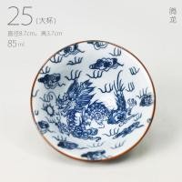 ราคา ถ้วยน้ำชาสไตล์เตาเผาแบบโบราณ ถ้วยจิบน้ำชาถ้วยจิบน้ำชาถ้วยจิบน้ำชาเซรามิกสีฟ้าและสีครามราชวงศ์หมิงและราชวงศ์ชิงชุดน้ำชาใช้ในบ้านแบบโบราณ (17421516863)