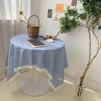 ราคา INS ผ้าปูโต๊ะสไตล์นอร์ดิกแบบเรียบง่ายผ้าปูโต๊ะน้ำชาผ้าฝ้ายผสมผ้าลินินลายสก๊อตผ้าปูโต๊ะอาหารผ้าปูโต๊ะลายดอกสี่เหลี่ยมยาวสดใสน่ารัก (21175879275)