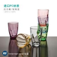 ราคา แก้วเบียร์น้ำผลไม้แก้วพลาสติก PC ทนความร้อนสูงเพิ่มความหนาอะคริลิคแก้วเครื่องดื่มสำหรับร้านอาหารบุฟเฟต์บาร์ KTV (11998069180)