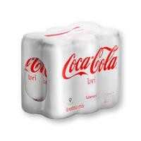 ราคา Coca Cola โค้ก น้ำอัดลม รสไลท์ ขนาด 325 มล แพ็ค 6 กระป๋อง (14910903709)
