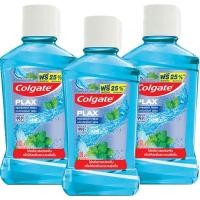 ราคา คอลเกต น้ํายาบ้วนปาก พลักซ์ เปปเปอร์มิ้นท์ เฟรช 100 มล x 3 (21177907906)