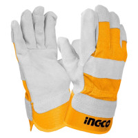 ราคา INGCO ถุงมือเชื่อม 10 5 นิ้ว HGVC01 Leather Gloves ผลิตจากวัสดุ หนังวัวแท้ ถุงมือหนัง ถุงมืออเนกประสงค์ (9254372980)