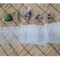 ราคา LL002 2 วัสดุตกแต่งผ้า lace ลูกไม้ปัก 12cm ลูกไม้แถบสีเนื้ออ่อน NUDE ตกแต่ง dress ชุดเจ้าสาว แถบลูกไม้ ตกแต่งขอบ ลูกไม้ขอบเดียว อุปกรณ์ตกแต่ง ชายกระโปรง ชายเสื้อ ทำแขนเสื้อ ขอบผ้าปูโต๊ะ งาน DIY ชุดชั้
