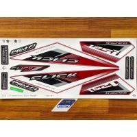 ราคา สติ๊กเกอร์ click 125i ปี2015รุ่น14 ติดรถสี แดง ดำ (19150769382)