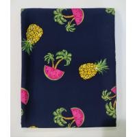 ราคา ผ้าสปัน ผ้าแมมเบิร์ต ลาย Fruity หน้ากว้าง 143 cm เนื้อนิ่มมาก ผ้าหลา ผ้าเมตร ผ้าตัดชุด ผ้าตัดเสื้อ ผ้าตัดกางเกง (20907150732)