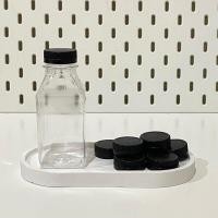 ราคา ทรงเหลี่ยม 250ml ขวดน้ำพลาสติก PET รูปทรงสี่เหลี่ยม ขนาด250ml ฝาสีดำ ขาว (20894414252)