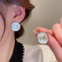 ราคา ต่างหูแป้น วงกลมสีดำ ประดับครัสตัล MIU อะไหล่สีทอง งานตัว พร้อมส่ง ราคาเบาๆ เพียง 99 ไม่รวมกล่อง (21178733372)