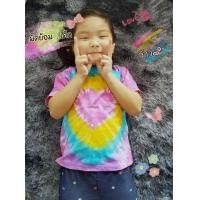 ราคา เสื้อมัดย้อม ลายหัวใจ สวยไม่ตก cotton100 ก้นหอยสีพาสเทล3 สี ไม่ตก มีทุกขนาดทั้งเด็ก ผู้ใหญ่ ชาย หญิงทีม ครอบครัว คู่รัก พร้อมใส่ (8018969294)