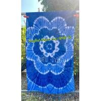 ราคา ผ้าคลุมไหล่ ผ้าพันคอ มัดย้อมครามทูโทน ใช้งานได้หลายอย่าง (21397747452)