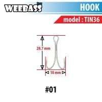 ราคา เบ็ดวีเบส วีเบส2ทาง TIN36 WEEBASS เบ็ดวีเบส ตัวเบ็ด เบ็ดสองทางคุณภาพดี ราคาปลีกและส่ง (17734089673)