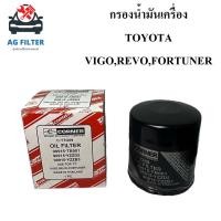 ราคา กรองน้ำมันเครื่อง TOYOTA VIGOREVOFORTUNER โตโยต้า วีโก้รีโว่ฟอร์จูนเนอร์ 90915 TB001 YZZD2 กรองเครื่องโตโยต้า (17968372796)