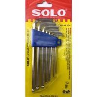 ราคา ประแจหกเหลี่ยม SOLO แบบสั้น แบบยาว ประแจแอล หกเหลี่ยม CRV ประแจดาว 6 เหลี่ยมดาว กุญแจหกเหลี่ยมโซโล หัวบอล ประแจหัวตัด ปะแจแฉกโซโล ตัวที ประแจหัวท๊อกซ์ (11271598061)