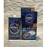 ราคา NIVEA MEN นีเวีย เมน ยูวี ครีม ขนาด 8 มล 6ซอง กล่อง (21401123125)
