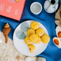 ราคา เต้าส้อ ไส้หวานไข่เค็ม ขนมพื้นบ้านภาคใต้ แป้งบาง รวนซุ่ย ละลายในปาก ขนาด 220 กรัม บรรจุ 10 ลูก จี้ออ ของฝากกระบี่ (1450024649)