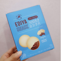 ราคา NOONA MART ขนมเกาหลี อีดีญ่า คุกกี้มันฝรั่งสอดไส้ช็อคโกแลตครีม Ediya Creamy Choco Potato Cookie 72g 크리미 초코 감자쿠키 이디야 (20956495857)