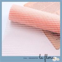 ราคา รามี่ลายตาราง รามี่ห่อดอกไม้ หน้ากว้าง 50 ซม ความยาว 4 หลา 3 6 ม รามี่ตาข่าย รามี่จัดช่อ จัดช่อดอกไม้ ตกแต่งบ้าน (19291651274)