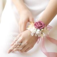 ราคา พร้อมส่ง จาก กทม ข้อมือเพื่อนเจ้าสาว I ดอกไม้ผูกข้อมือเพื่อนเจ้าสาว I ริบบิ้นผูกข้อมือ I Bridesmaid I Wrist corsage (18294355164)