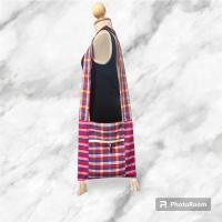 ราคา กระเป๋าย่ามผ้าขาวม้า ย่าม (21401068755)