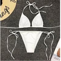 ราคา บิกินี่ เซ็กซี่ Bikini สายผูกคอผูกหลัง มีฟองน้ำ ชุดว่ายน้ำฤดูร้อน 544 (20948622255)